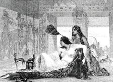 Aholibah - painted by E. Armitage, 1850. Creator: Smith & Cheltnam