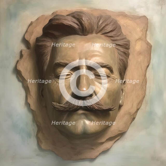AI IMAGE - A portrait of Joseph Stalin, 2023. Creator: Heritage Images.