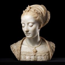 AI Image - Bust of Mary, Queen of Scots, 2023. Creator: Heritage Images