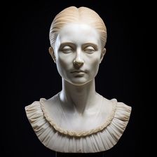 AI Image - Bust of Mary, Queen of Scots, 2023. Creator: Heritage Images
