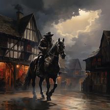 AI IMAGE - Dick Turpin, 1730s, (2023). Creator: Heritage Images