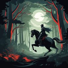 AI IMAGE - Dick Turpin, 1730s, (2023). Creator: Heritage Images