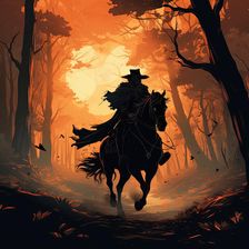 AI IMAGE - Dick Turpin, 1730s, (2023). Creator: Heritage Images