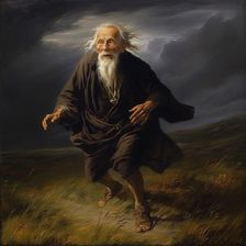 AI IMAGE - King Lear, 2023. Creator: Heritage Images