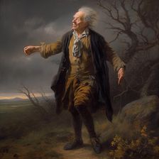 AI IMAGE - King Lear, 2023. Creator: Heritage Images