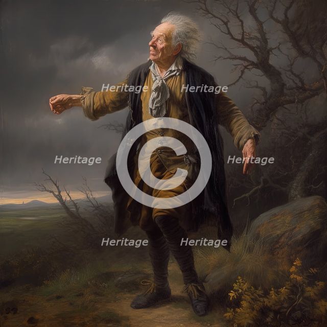 AI IMAGE - King Lear, 2023. Creator: Heritage Images.