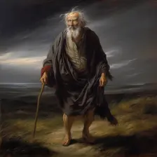 AI IMAGE - King Lear, 2023. Creator: Heritage Images