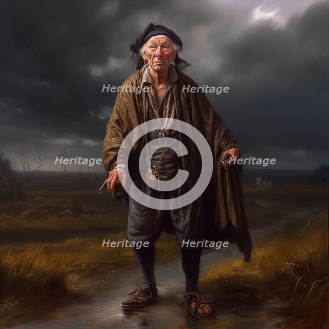 AI IMAGE - King Lear, 2023. Creator: Heritage Images.