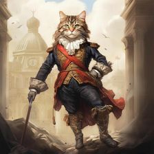 AI IMAGE - Illustration of a Puss in Boots, 2023. Creator: Heritage Images