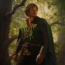 AI IMAGE - Illustration of Robin Hood, 2023. Creator: Heritage Images