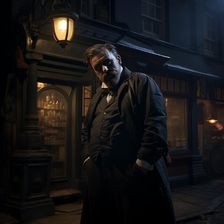 AI IMAGE - Illustration of Sweeney Todd, 2023. Creator: Heritage Images