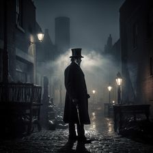 AI IMAGE - Jack the Ripper, 1880s, (2023). Creator: Heritage Images
