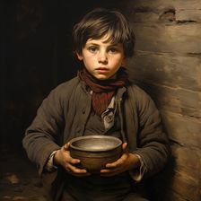 AI IMAGE - Oliver Twist, 2023. Creator: Heritage Images