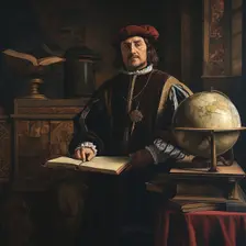 AI IMAGE - Portrait of Christopher Columbus, 1490s, (2023). Creator: Heritage Images