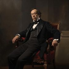 AI IMAGE - Portrait of Benjamin Disraeli, 1860s, (2023). Creator: Heritage Images