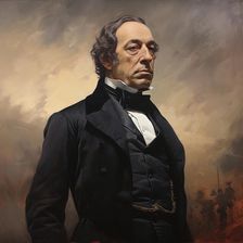 AI IMAGE - Portrait of Benjamin Disraeli, 1870s, (2023). Creator: Heritage Images
