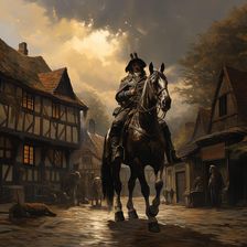 AI IMAGE - Portrait of Dick Turpin, 1730s, (2023). Creator: Heritage Images