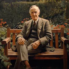 AI Image - Portrait of J.R.R. Tolkien, 1960s, (2023). Creators: Heritage Images, J. R. R. Tolkien