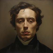 AI IMAGE - Portrait of John Keats, 19th century, (2023). Creator: Heritage Images