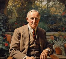 AI Image - Portrait of J.R.R. Tolkien, 1960s, (2023). Creators: Heritage Images, J. R. R. Tolkien