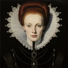 AI Image - Portrait of Mary, Queen of Scots, 1560s, (2023). Creator: Heritage Images