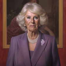 AI IMAGE - Portrait of Queen Camilla, 2023. Creator: Heritage Images