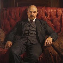 AI IMAGE - Portrait of Vladimir Lenin, 1910s, (2023). Creator: Heritage Images