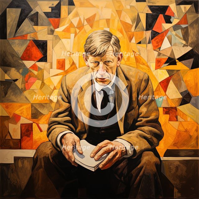 AI IMAGE - Portrait of W H Auden, c1960s, (2023). Creator: Heritage Images.