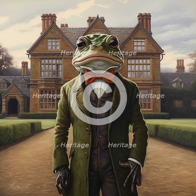 AI IMAGE - Toad, from "The Wind in the Willows", 2023. Creator: Heritage Images.
