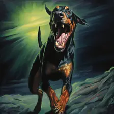 AI IMAGE - The Hound of the Baskervilles, 2023. Creator: Heritage Images