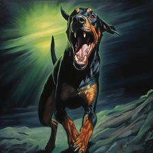 AI IMAGE - The Hound of the Baskervilles, 2023. Creator: Heritage Images