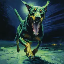 AI IMAGE - The Hound of the Baskervilles, 2023. Creator: Heritage Images