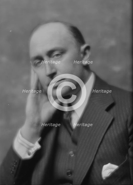 Aitken, Harry E., Mr., portrait photograph, ca. 1914. Creator: Arnold Genthe.