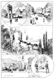Aix-Les-Bains and its neighbourhood, visited by the Queen, 1890. Creator: Carl Hentschel
