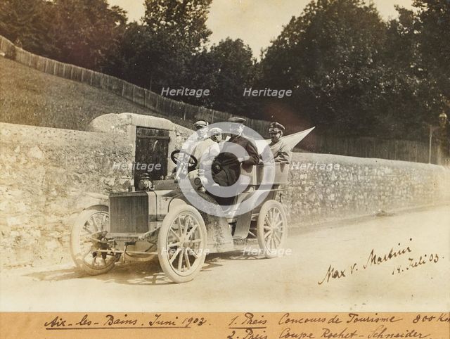 Aix-les-Bains road race. June 1903, 1903. Creator: Martini, Max von (1879-1953).