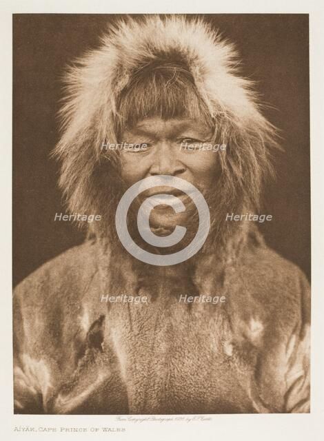 Aiyak, Cape Prince of Wales, 1928. Creator: Edward Sheriff Curtis.