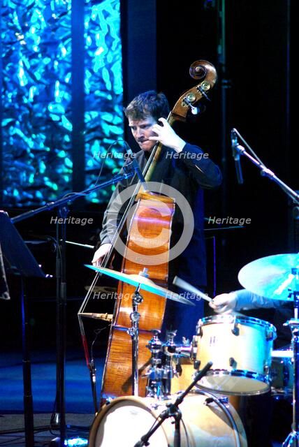 Aidan O'Donnell, jazz musician, Brecon, 2000.  Artist: Brian O'Connor.