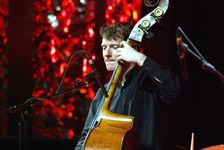 Aidan O'Donnell, jazz musician, Brecon, 2000. Artist: Brian O'Connor