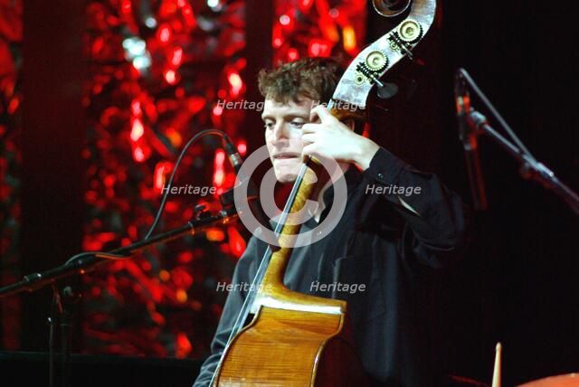 Aidan O'Donnell, jazz musician, Brecon, 2000.  Artist: Brian O'Connor.