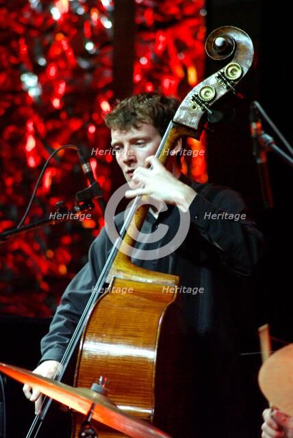 Aidan O'Donnell, jazz musician, Brecon, 2000.  Artist: Brian O'Connor.