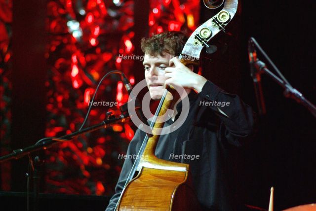 Aidan O'Donnell, jazz musician, Brecon, 2000.  Artist: Brian O'Connor.