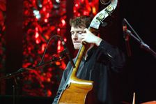 Aidan O'Donnell, jazz musician, Brecon, 2000. Artist: Brian O'Connor