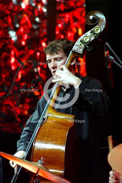 Aidan O'Donnell, jazz musician, Brecon, 2000.  Artist: Brian O'Connor.