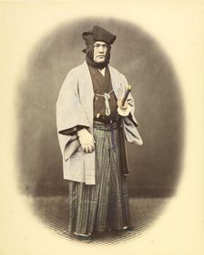 Aidzoo Officer, about 1868. Creator: Felice Beato