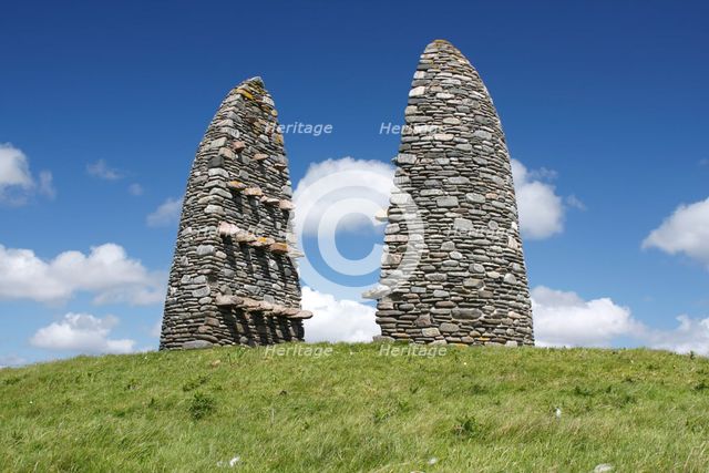 Aignish Farm Raiders Monument, Lewis, Outer Hebrides, Scotland, 2009. 