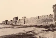 Aigues-Mortes, ca. 1859. Creator: Edouard Baldus