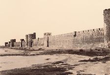 Aigues-Mortes, ca. 1859. Creator: Edouard Baldus