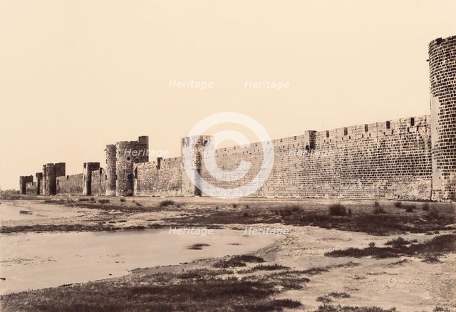 Aigues-Mortes, ca. 1859. Creator: Edouard Baldus.