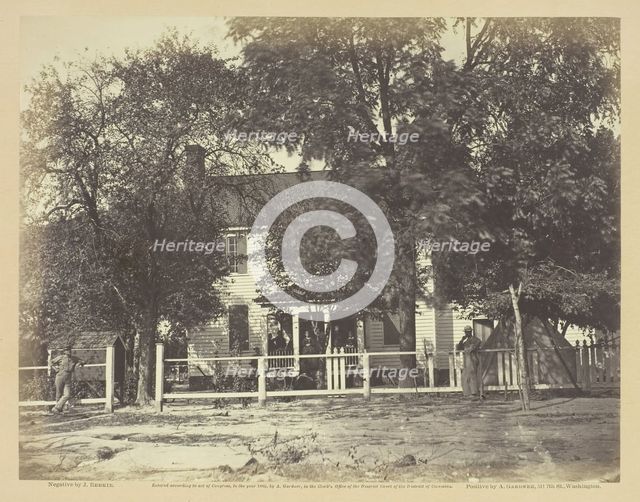 Aiken House, on Weldon Railroad, Virginia, February 1865. Creator: John Reekie.