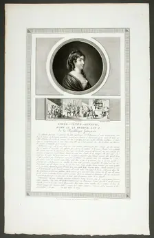 Aimée-Cécile-Renaud, from Tableaux historiques de la Révolution Française, 1798–1804. Creator: Charles Francois Gabriel Levachez